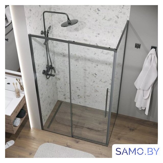 Душевой уголок Grossman Galaxy 100x80x195 120.K33.01.1080.42.00 (графит сатин/стекло прозрачное) - Изображение №18 — Интернет-магазин samo.by