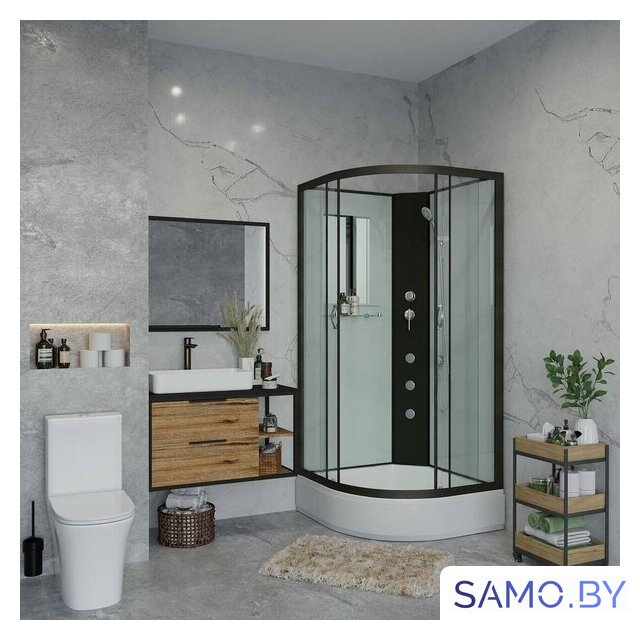 Душевая кабина Niagara NG-6702-14BKG 100x100x200 - Изображение №1 — Интернет-магазин samo.by