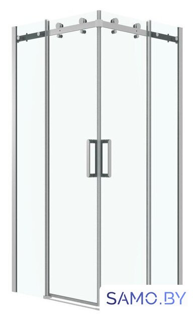 Душевой уголок Grossman Classic 100x100x195 300.K33.04.1010.10.00 (хром/прозрачное стекло) - Изображение №1 — Интернет-магазин samo.by