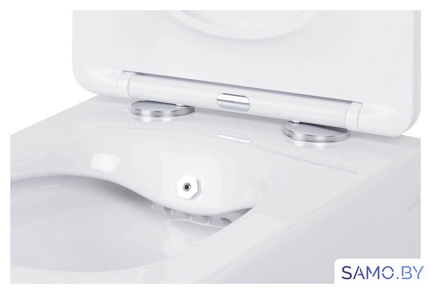Унитаз подвесной Roxen Cube bidet в комплекте с инсталляцией StounFix Dual Fresh 6 в 1 966554 (кнопка: бежевый) - Изображение №6 — Интернет-магазин samo.by