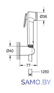 Гигиенический душ Grohe Tempesta-F Trigger Spray 30 27513001 - Изображение №2 — Интернет-магазин samo.by