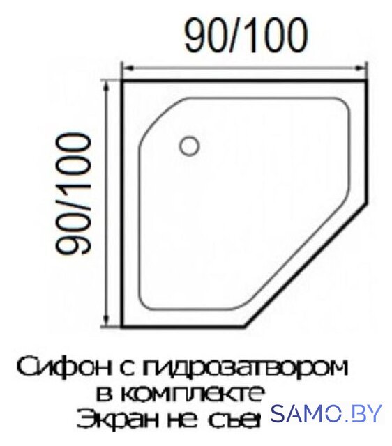 Душевая кабина River Penta 90 - Изображение №4 — Интернет-магазин samo.by