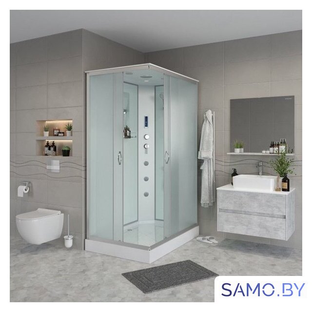 Душевой уголок Niagara NG-43285-14QF 120x80x215 (матовое стекло) - Изображение №2 — Интернет-магазин samo.by