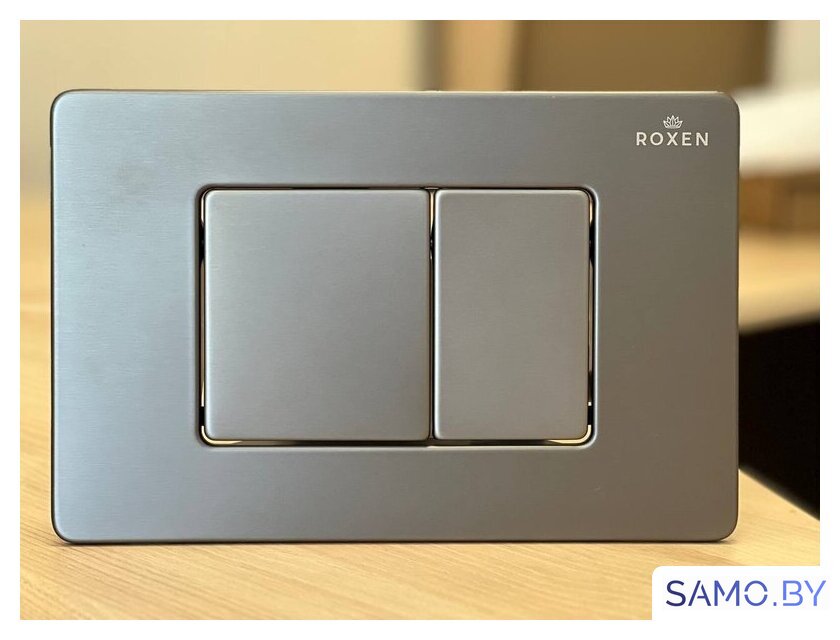 Унитаз подвесной Roxen Antares One Rimless 6 в 1 StounFix Dual Fresh 614314 (оружейная сталь/металл) - Изображение №15 — Интернет-магазин samo.by