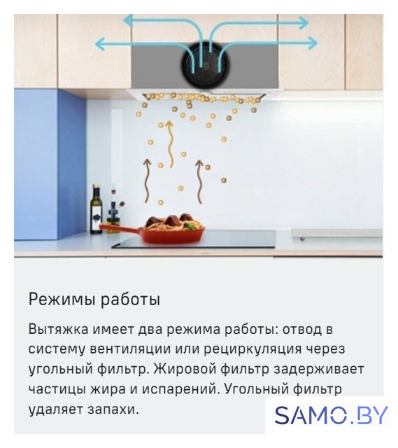 Кухонная вытяжка MAUNFELD Domina 60 (белый) - Изображение №15 — Интернет-магазин samo.by