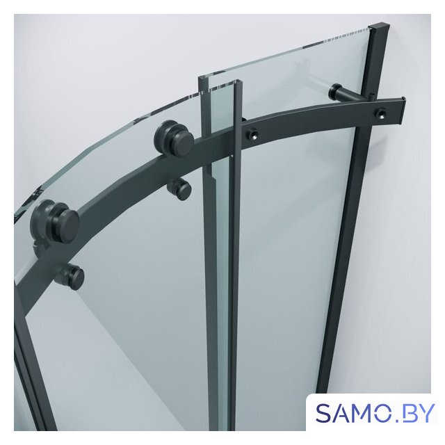 Душевой уголок Grossman Classic 100x100x195 301.K33.04.1010.21.00 (черный матовый/прозрачное стекло) - Изображение №5 — Интернет-магазин samo.by