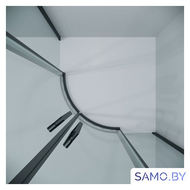Душевой уголок Grossman Classic 100x100x195 301.K33.04.1010.21.00 (черный матовый/прозрачное стекло) - Изображение №6 — Интернет-магазин samo.by
