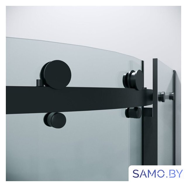 Душевой уголок Grossman Classic 100x100x195 301.K33.04.1010.21.00 (черный матовый/прозрачное стекло) - Изображение №4 — Интернет-магазин samo.by