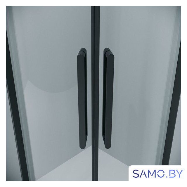 Душевой уголок Grossman Classic 100x100x195 301.K33.04.1010.21.00 (черный матовый/прозрачное стекло) - Изображение №3 — Интернет-магазин samo.by