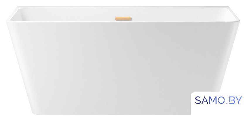 Ванна Wellsee Graceful Pro 140x74 230901004 (отдельностоящая ванна белый глянец, экран, ножки, сифон-автомат золото) - Изображение №1 — Интернет-магазин samo.by