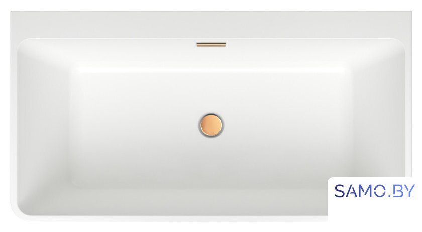 Ванна Wellsee Graceful Pro 140x74 230901004 (отдельностоящая ванна белый глянец, экран, ножки, сифон-автомат золото) - Изображение №4 — Интернет-магазин samo.by