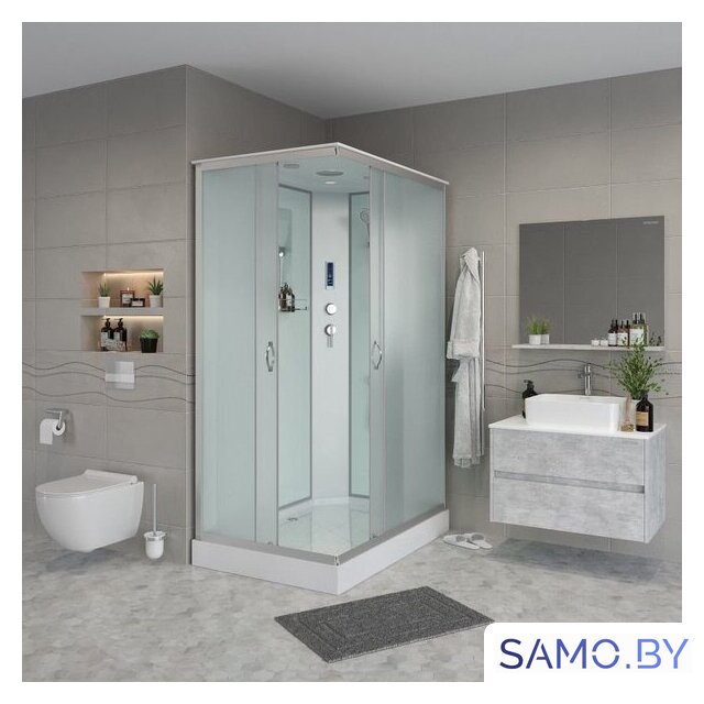 Душевой уголок Niagara NG-43285-14QP 120x80x215 (матовое стекло) - Изображение №2 — Интернет-магазин samo.by