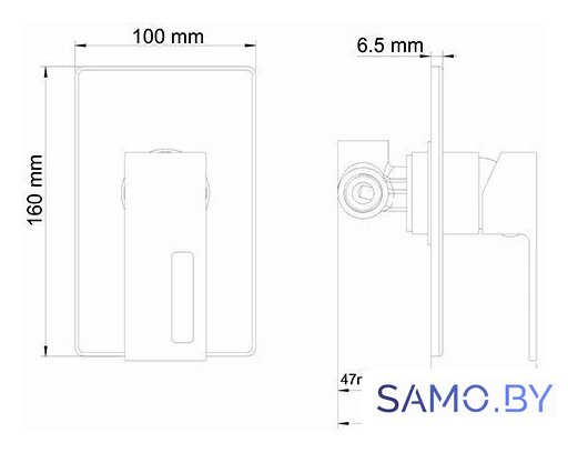 Душевая система  Wasserkraft A12528 - Изображение №6 — Интернет-магазин samo.by