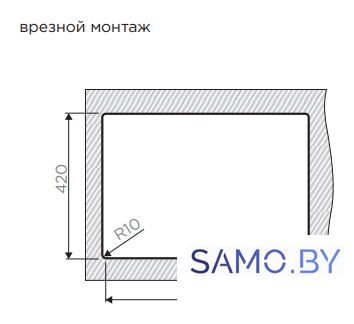 Кухонная мойка Omoikiri Taki 58-2-U/IF IN-L - Изображение №5 — Интернет-магазин samo.by