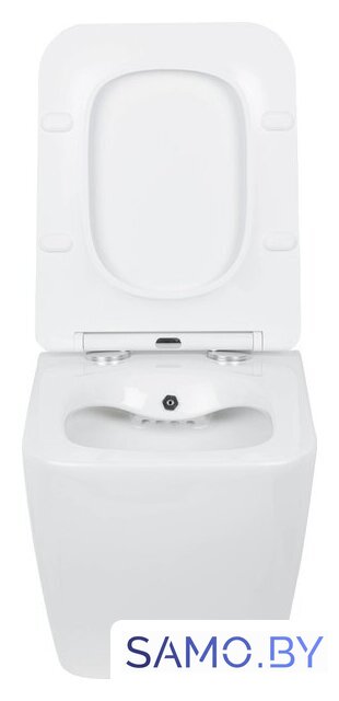 Унитаз подвесной Roxen Cube bidet в комплекте с инсталляцией StounFix Dual Fresh 6 в 1 966127 (кнопка: серый бетон) - Изображение №6 — Интернет-магазин samo.by