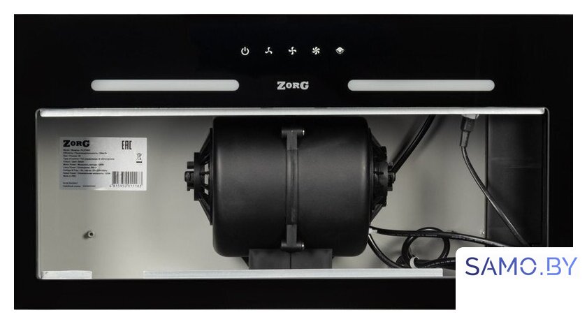 Кухонная вытяжка ZorG Platino 1030 60 S (черный) - Изображение №6 — Интернет-магазин samo.by