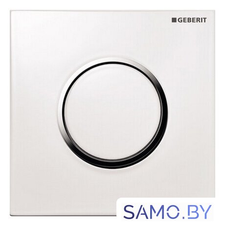 Панель смыва Geberit Sigma 10 HyTouch 116.015.KJ.1 (белый/хром глянцевый) - Изображение №1 — Интернет-магазин samo.by