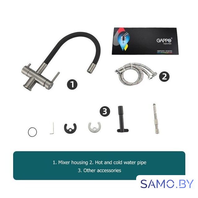 Смеситель Gappo G4398-39 - Изображение №5 — Интернет-магазин samo.by
