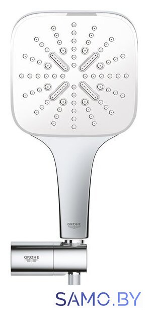 Душевой гарнитур  Grohe Rainshower SmartActive 130 Cube 26588LS0 - Изображение №3 — Интернет-магазин samo.by