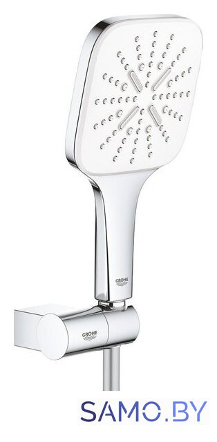Душевой гарнитур  Grohe Rainshower SmartActive 130 Cube 26588LS0 - Изображение №1 — Интернет-магазин samo.by
