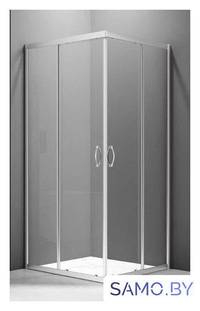 Душевой уголок Veconi 90x90 RV101-90-01-C5 (стекло прозрачное/хром) - Изображение №1 — Интернет-магазин samo.by