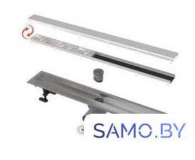 Трап/канал Alcaplast APZ13-DOUBLE9-650 (с решеткой) - Изображение №1 — Интернет-магазин samo.by