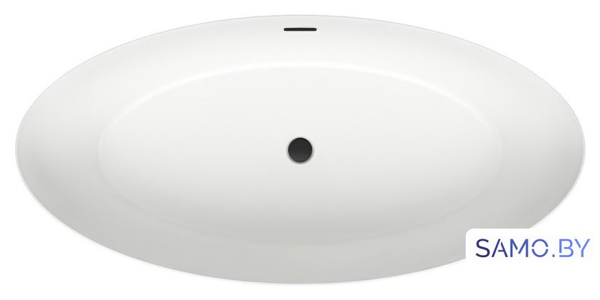 Ванна Wellsee Grand Prix 186x88,5 235601003 (отдельностоящая ванна белый глянец, экран, ножки, сифон-автомат матовый черный) - Изображение №4 — Интернет-магазин samo.by