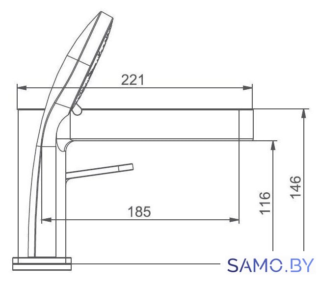 Смеситель Gappo G1199-30 - Изображение №8 — Интернет-магазин samo.by