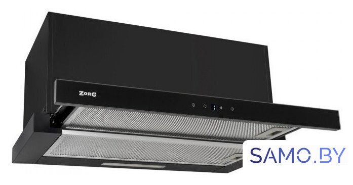 Кухонная вытяжка ZorG Turbo 1260 60 S-GC (черный) - Изображение №1 — Интернет-магазин samo.by
