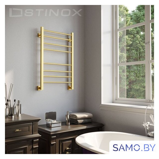 Полотенцесушитель Stinox Classic 50x80 cl80zs (золото сатин) - Изображение №2 — Интернет-магазин samo.by