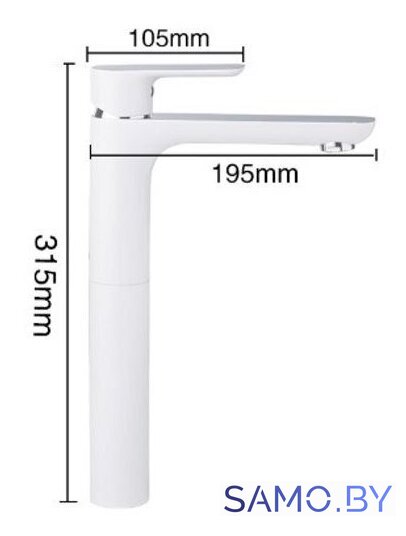 Смеситель Gappo Noar G1048-2 - Изображение №2 — Интернет-магазин samo.by