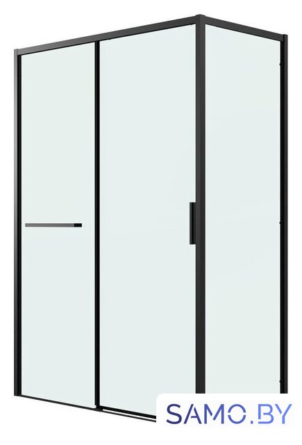 Душевой уголок Grossman Style 110x70x195 120.K33.05.1170.21.00 (черный матовый/прозрачное стекло) - Изображение №1 — Интернет-магазин samo.by
