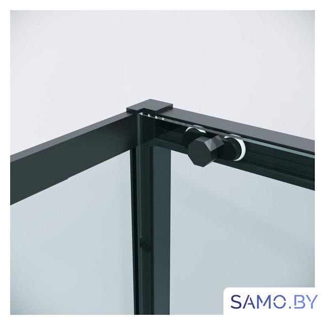 Душевой уголок Grossman Style 110x70x195 120.K33.05.1170.21.00 (черный матовый/прозрачное стекло) - Изображение №4 — Интернет-магазин samo.by