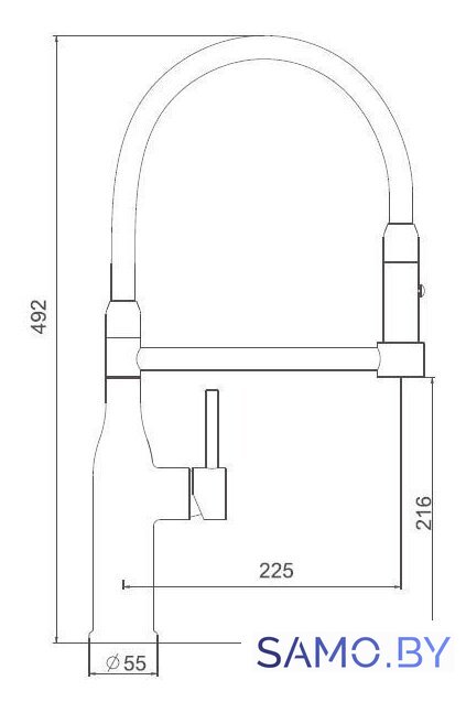 Смеситель Gappo G4398-55 - Изображение №12 — Интернет-магазин samo.by