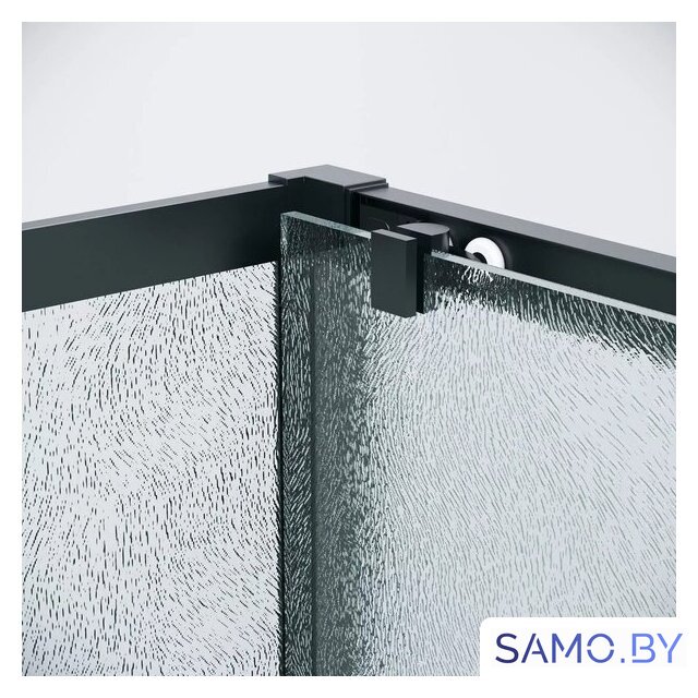 Душевой уголок Grossman Cosmo 120x90x195 120.K33.02.1290.21.02 (черный матовый/шиншилла стекло) - Изображение №3 — Интернет-магазин samo.by