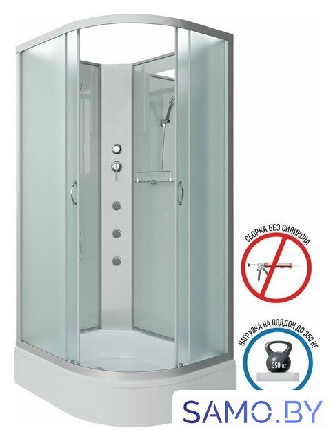 Душевая кабина Niagara NG-33094-14LBKG 100x90 - Изображение №3 — Интернет-магазин samo.by