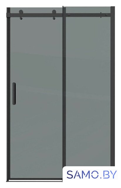 Душевая дверь Grossman Classic 100x195 100.K33.04.100.21.10 (черный матовый/стекло тонированное) - Изображение №1 — Интернет-магазин samo.by