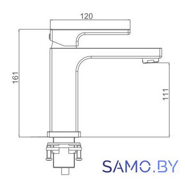 Смеситель Gappo G1017-6 - Изображение №8 — Интернет-магазин samo.by