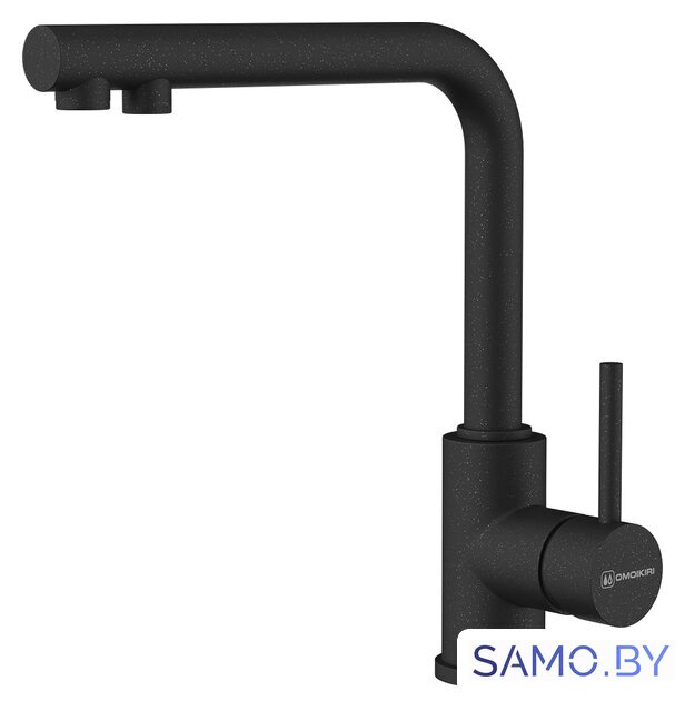Смеситель Omoikiri Nakagawa 2 Plus-BL (черный) - Изображение №1 — Интернет-магазин samo.by