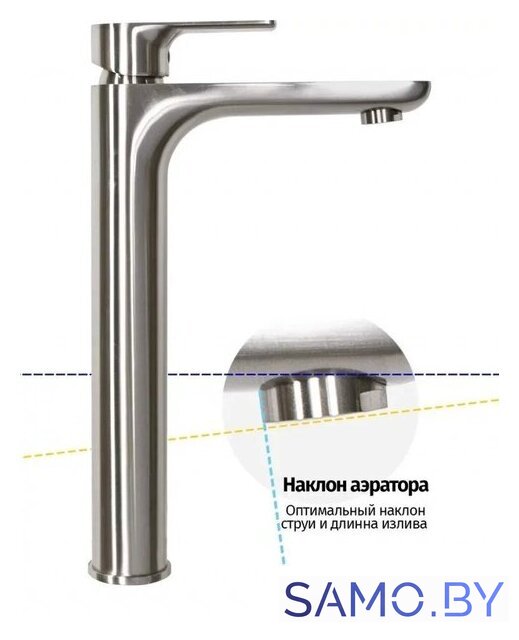 Смеситель Grocenberg GB3009 (никель) - Изображение №5 — Интернет-магазин samo.by