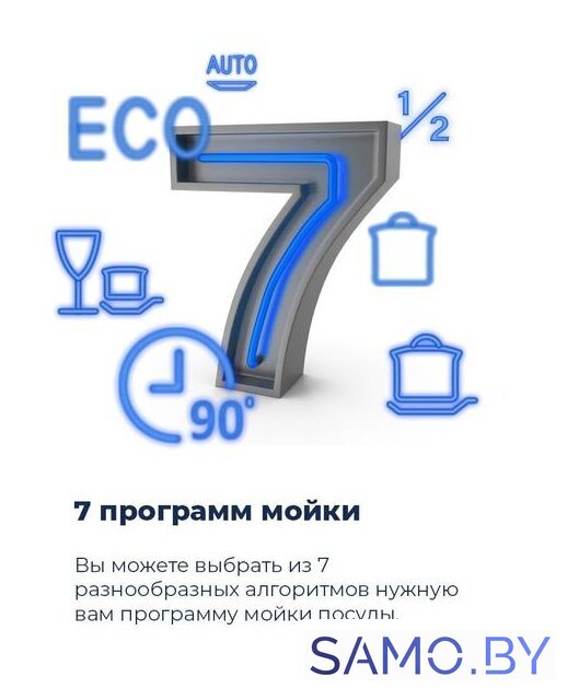 Встраиваемая посудомоечная машина MAUNFELD MLP 08B - Изображение №22 — Интернет-магазин samo.by