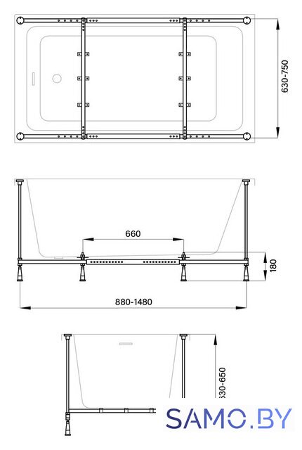 Каркас Wellsee Useful Extras 241905000 - Изображение №3 — Интернет-магазин samo.by