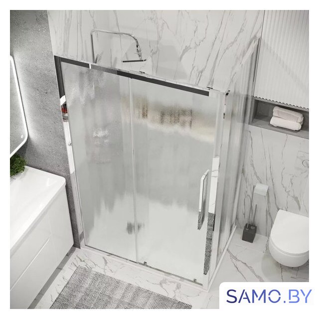 Душевой уголок Grossman Cosmo 120x90x195 120.K33.02.1290.10.02 (хром/шиншилла стекло) - Изображение №9 — Интернет-магазин samo.by