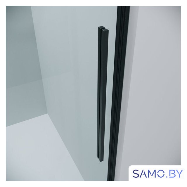 Душевая дверь Grossman Galaxy 110x195 100.K33.01.110.21.00 (черный матовый/стекло прозрачное) - Изображение №3 — Интернет-магазин samo.by