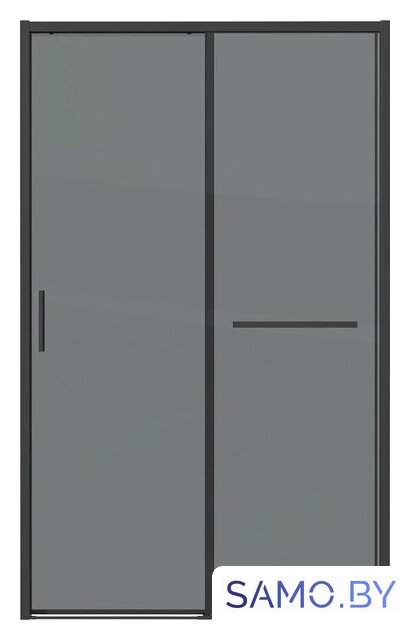 Душевая дверь Grossman Style 130x195 100.K33.05.130.21.10 (черный матовый/стекло тонированное) - Изображение №1 — Интернет-магазин samo.by