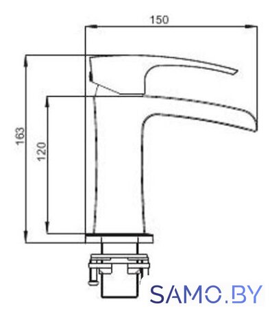 Смеситель Gappo G1007-20 - Изображение №2 — Интернет-магазин samo.by