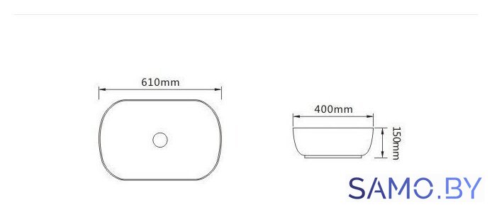 Умывальник SantiLine SL-1091 - Изображение №2 — Интернет-магазин samo.by