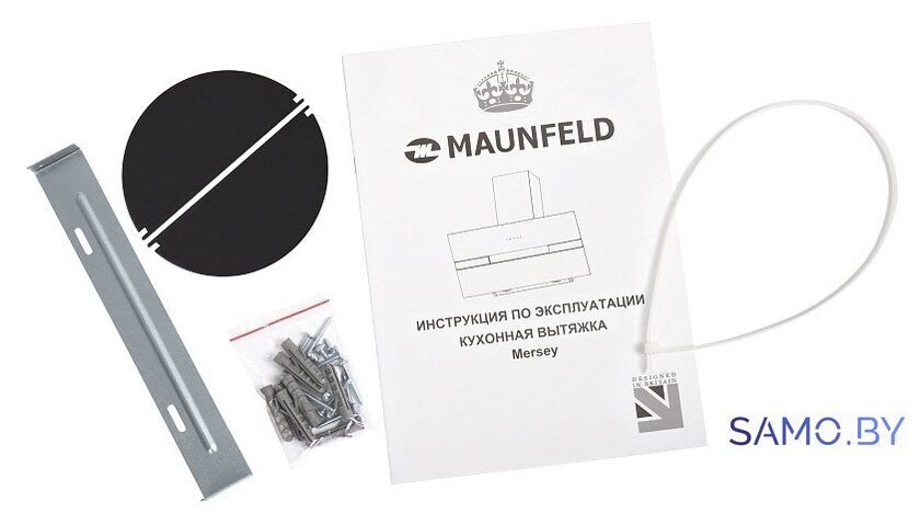 Кухонная вытяжка MAUNFELD Mersey 60 (нержавеющая сталь/черное стекло) - Изображение №15 — Интернет-магазин samo.by