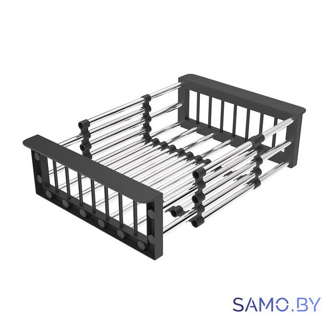 Кухонная мойка Roxen Stage Plus 560250-60-BS многофункциональная 8 в 1 (60*48/текстурный графит) - Изображение №7 — Интернет-магазин samo.by
