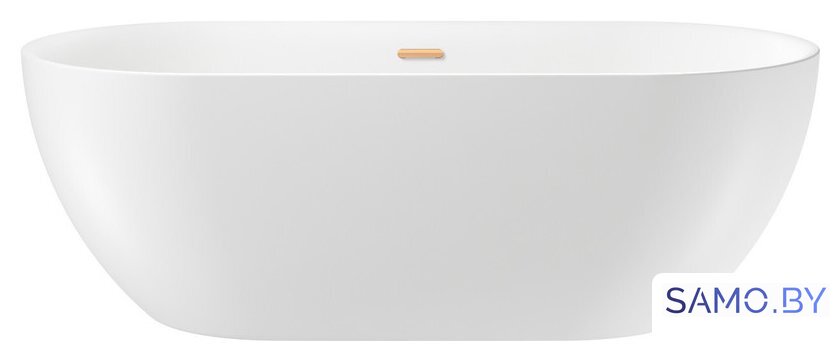 Ванна Wellsee Chic Riviera 179x84,5 236803004 (отдельностоящая ванна белый глянец, экран, ножки, сифон-автомат золото) - Изображение №1 — Интернет-магазин samo.by